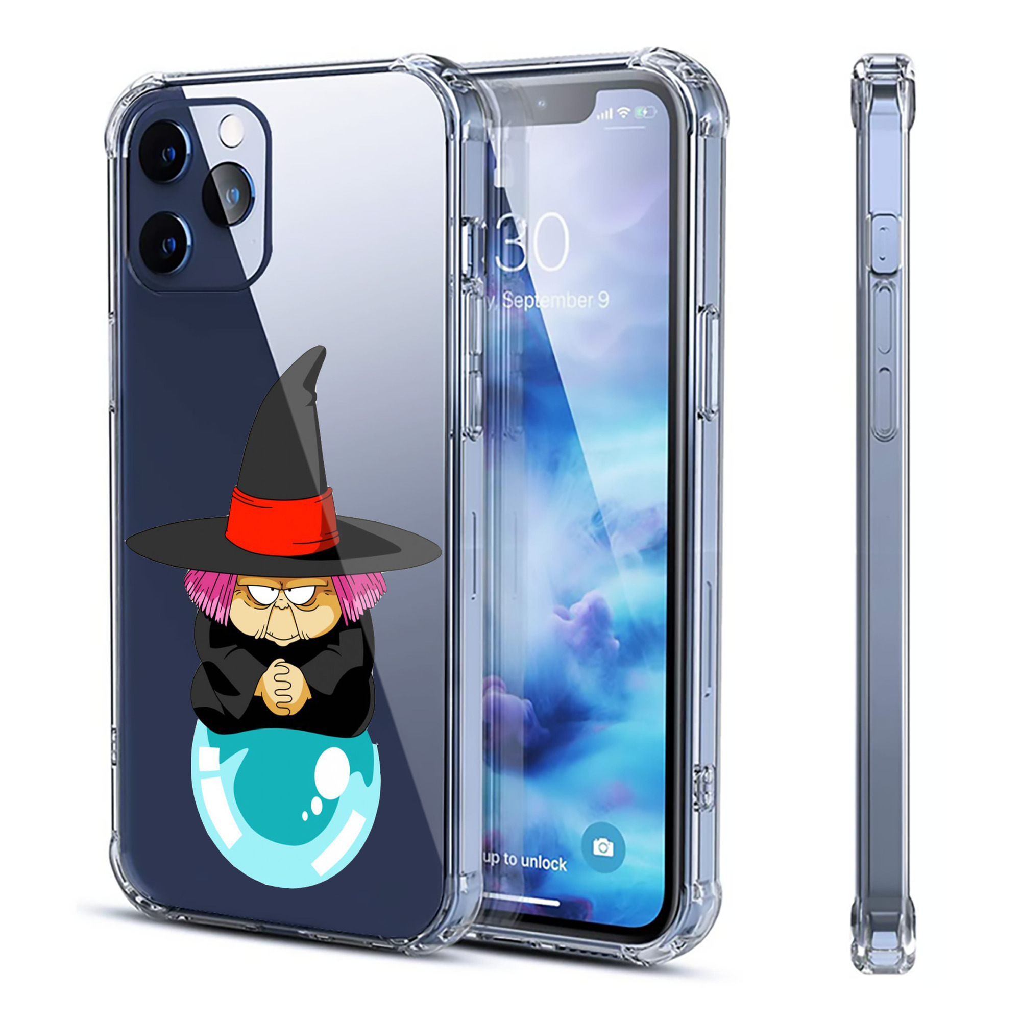 （画像用） ドラゴンボール DRAGON BALL 【iPhone 12シリーズ対応】透明スマホケース（クリアソフトケース）